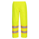 Custom Yellow Hi-Vis Class E Contrast-Tape Rain Pants