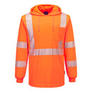 Custom Orange Hooded ANSI Class 3 Safety Shirt