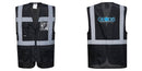 Custom Black Professional Executive Style Safety Vest