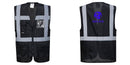Custom Black Professional Executive Style Safety Vest