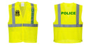 Custom Breakaway Class 2 Yellow Safety Vest Hi-Vis Reflective Breathable Mesh