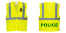 Custom Breakaway Class 2 Yellow Safety Vest Hi-Vis Reflective Breathable Mesh
