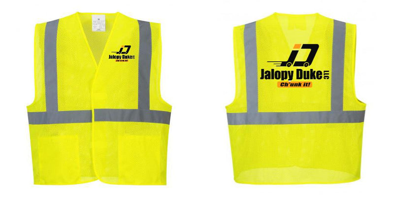 Custom Class 2 High Visibility Reflective MESH Safety Vest