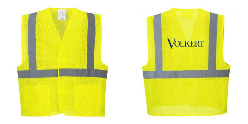 Custom Class 2 High Visibility Reflective MESH Safety Vest