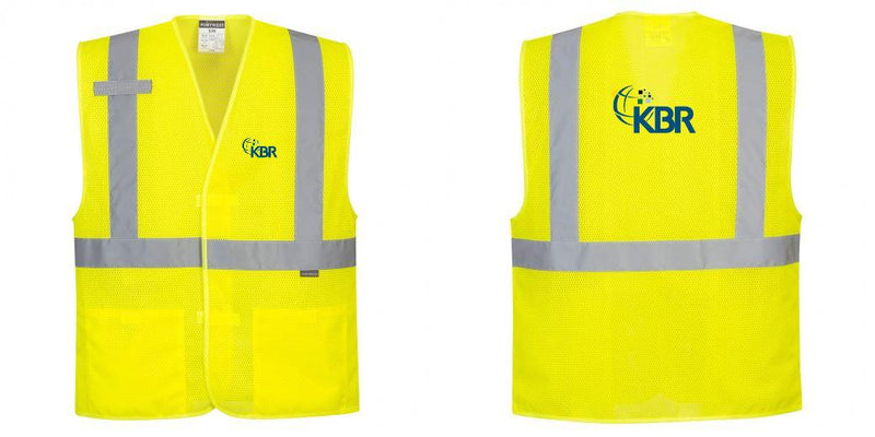Custom Class 2 High Visibility Reflective MESH Safety Vest