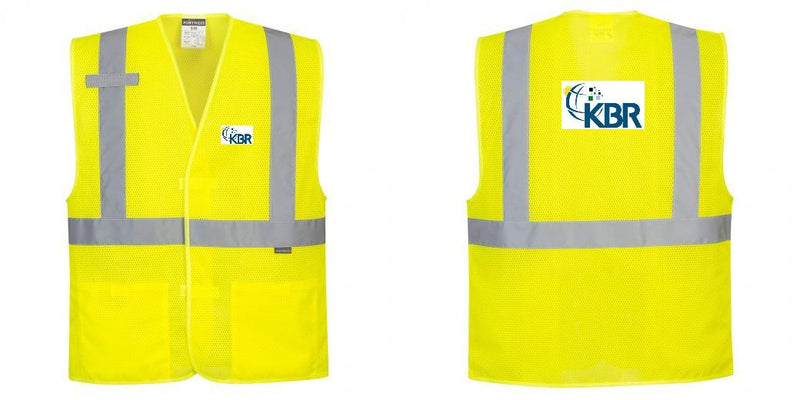 Custom Class 2 High Visibility Reflective MESH Safety Vest