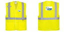 Custom Class 2 High Visibility Reflective MESH Safety Vest