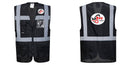 Custom Black Professional Executive Style Safety Vest