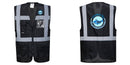 Custom Black Professional Executive Style Safety Vest