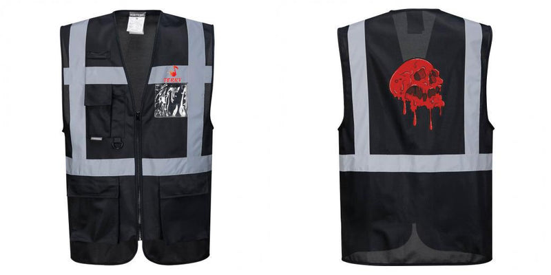 Custom Black Professional Executive Style Safety Vest