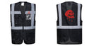 Custom Black Professional Executive Style Safety Vest