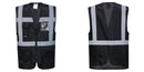 Custom Black Professional Executive Style Safety Vest
