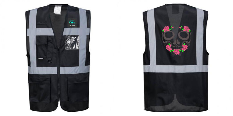 Custom Black Professional Executive Style Safety Vest