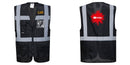 Custom Black Professional Executive Style Safety Vest