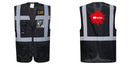 Custom Black Professional Executive Style Safety Vest