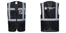 Custom Black Professional Executive Style Safety Vest