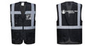Custom Black Professional Executive Style Safety Vest