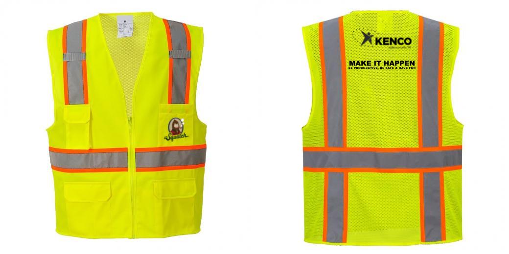 Class 2 Safety Vest with Cooling Mesh Back