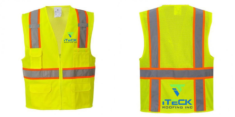 Class 2 Safety Vest with Cooling Mesh Back