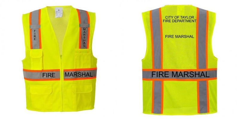 Class 2 Safety Vest with Cooling Mesh Back