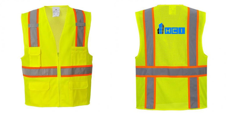 Class 2 Safety Vest with Cooling Mesh Back