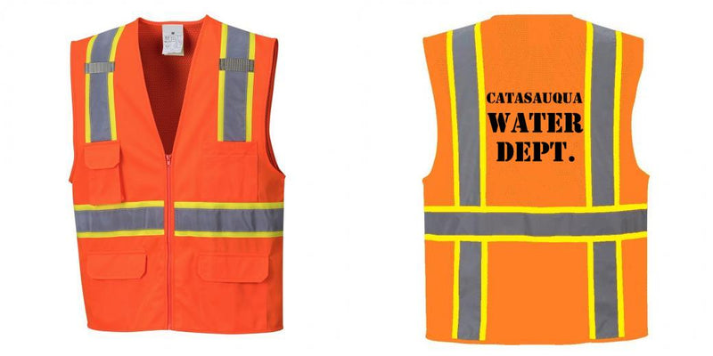 Class 2 Safety Vest with Cooling Mesh Back