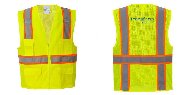 Class 2 Safety Vest with Cooling Mesh Back