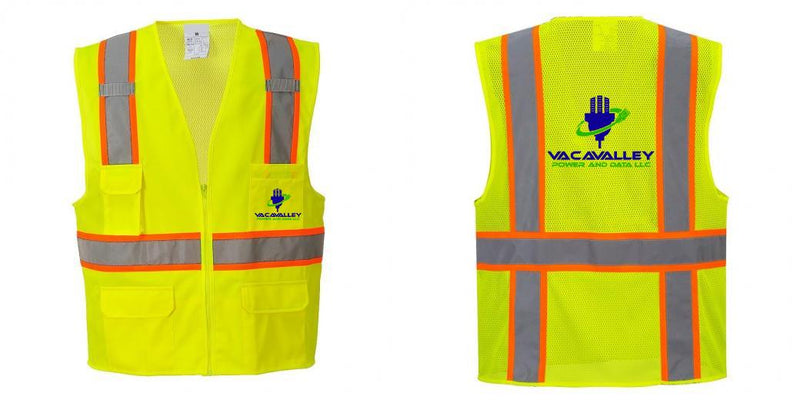 Class 2 Safety Vest with Cooling Mesh Back