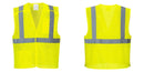 Custom Breakaway Class 2 Yellow Safety Vest Hi-Vis Reflective Breathable Mesh