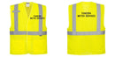 Custom Class 2 High Visibility Economy Reflective MESH Safety Vest