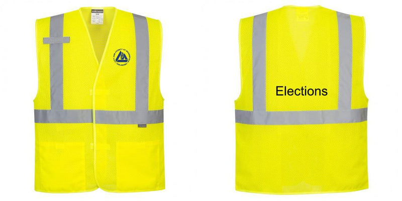 Custom Class 2 High Visibility Economy Reflective MESH Safety Vest