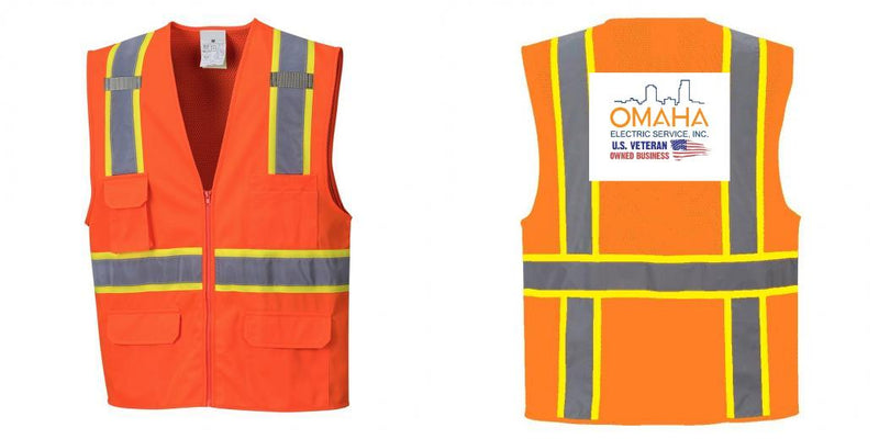 Class 2 Safety Vest with Cooling Mesh Back