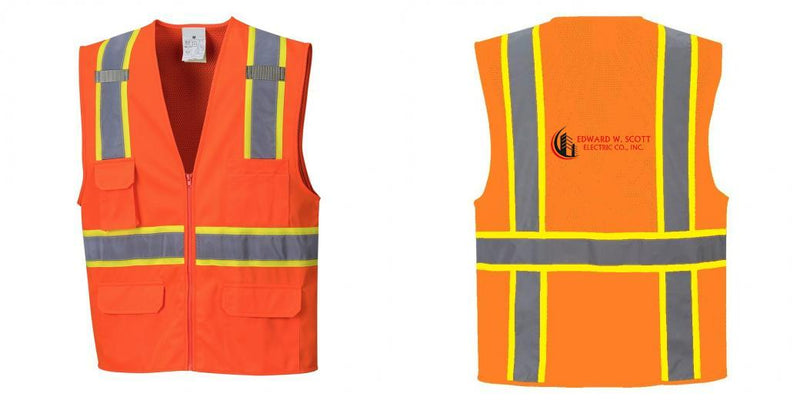 Class 2 Safety Vest with Cooling Mesh Back