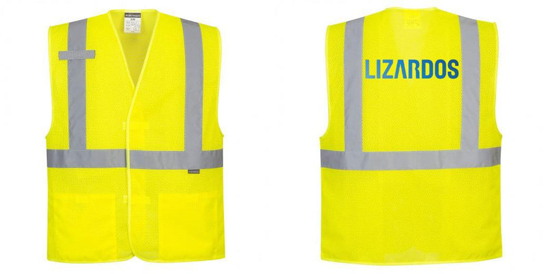 Custom Class 2 High Visibility Economy Reflective MESH Safety Vest