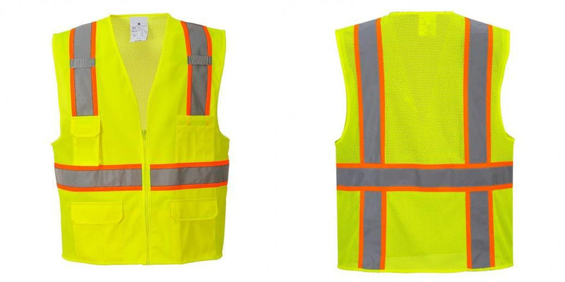 Class 2 Safety Vest with Cooling Mesh Back