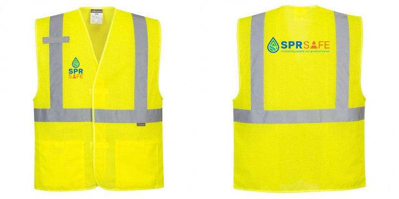 Custom Class 2 High Visibility Economy Reflective MESH Safety Vest
