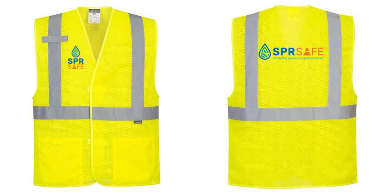 Custom Class 2 High Visibility Economy Reflective MESH Safety Vest