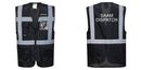 Custom Black Professional Executive Style Safety Vest