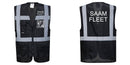 Custom Black Professional Executive Style Safety Vest