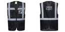 Custom Black Professional Executive Style Safety Vest