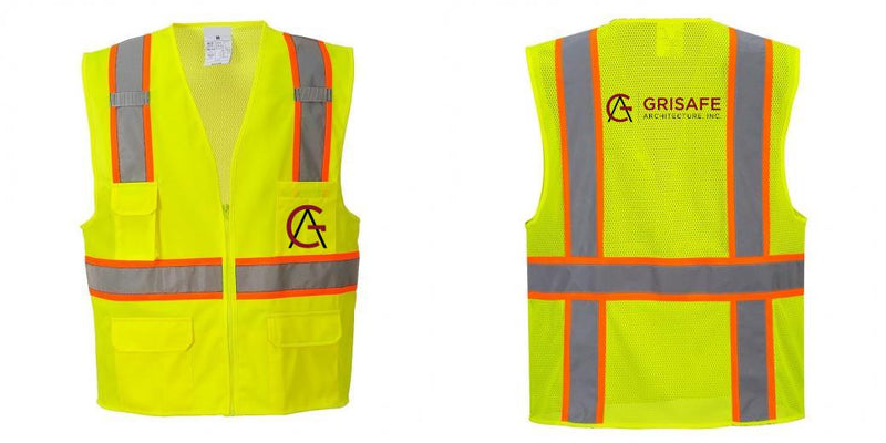 Class 2 Safety Vest with Cooling Mesh Back