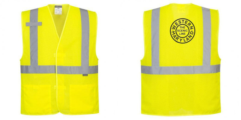 Custom Class 2 High Visibility Economy Reflective MESH Safety Vest