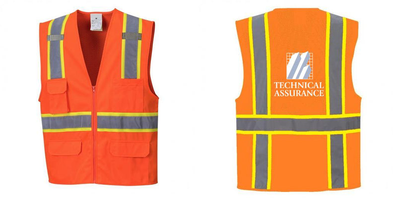 Class 2 Safety Vest with Cooling Mesh Back