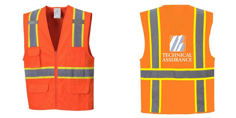 Class 2 Safety Vest with Cooling Mesh Back