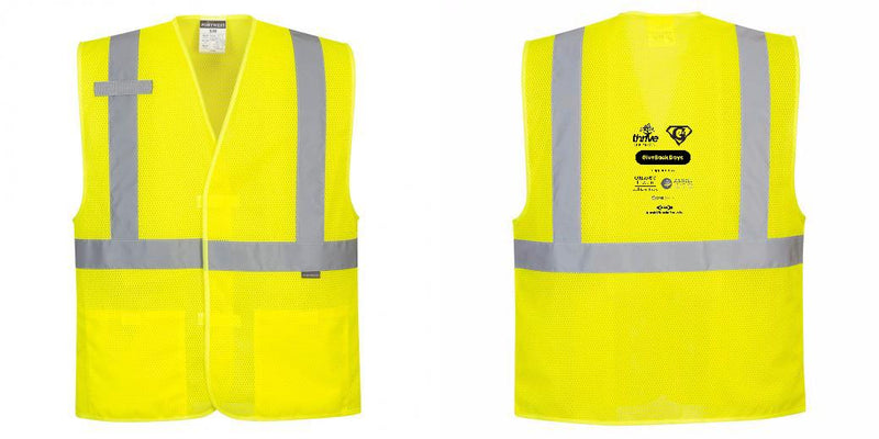 Custom Class 2 High Visibility Economy Reflective MESH Safety Vest