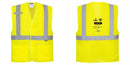 Custom Class 2 High Visibility Economy Reflective MESH Safety Vest