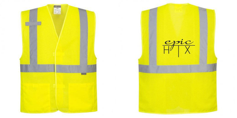 Custom Class 2 High Visibility Economy Reflective MESH Safety Vest