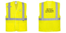 Custom Class 2 High Visibility Economy Reflective MESH Safety Vest