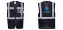 Custom Black Professional Executive Style Safety Vest