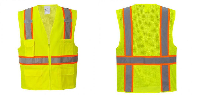 Class 2 Safety Vest with Cooling Mesh Back